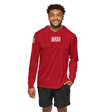 Load image into Gallery viewer, Always Have Hope Men&#39;s Sports Red Hoodie | Athletic Warmup Sweatshirt, Inspirational Workout Gear, Gift for Athletes, Motivational Hoodie
