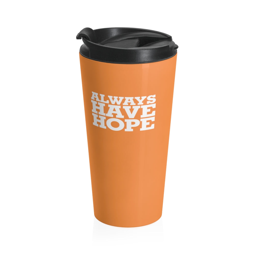 AHH Orange Stainless Steel Travel Mug
